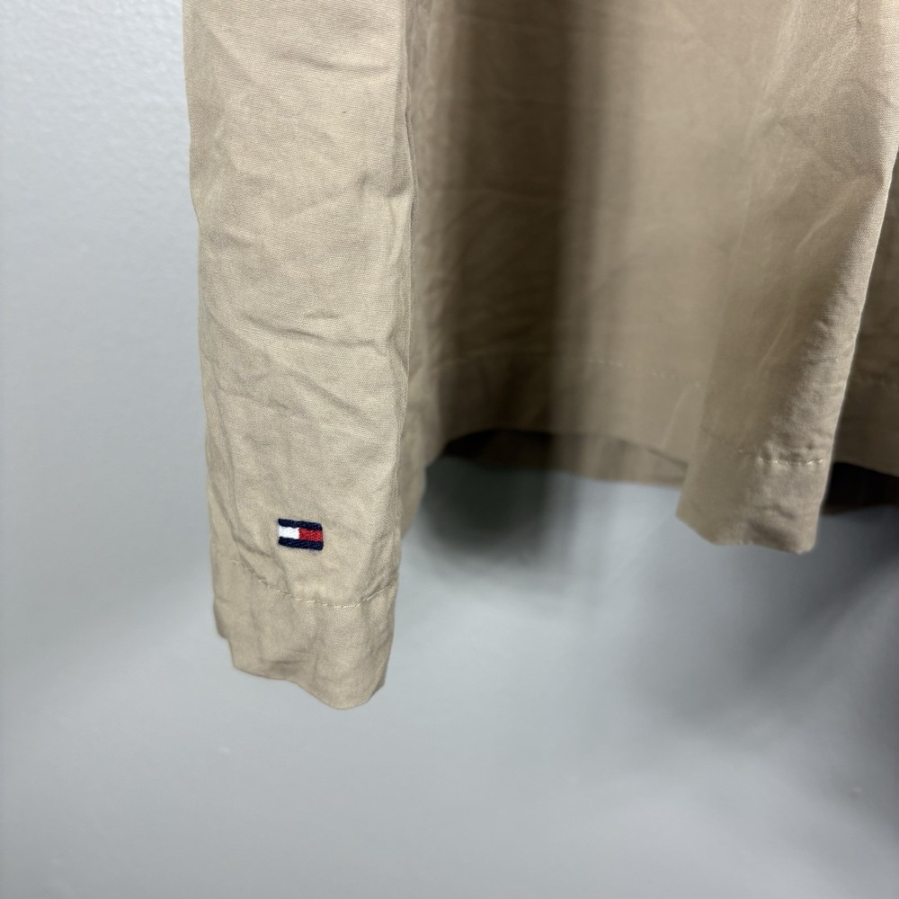 Tommy Hilfiger Women's 10 Beige Sleeveless Side Zip Fit and Flare‎ Summer Dress - Picture 3 of 6